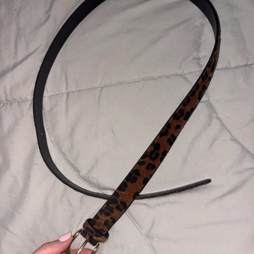 Leopard Print Women's Belt